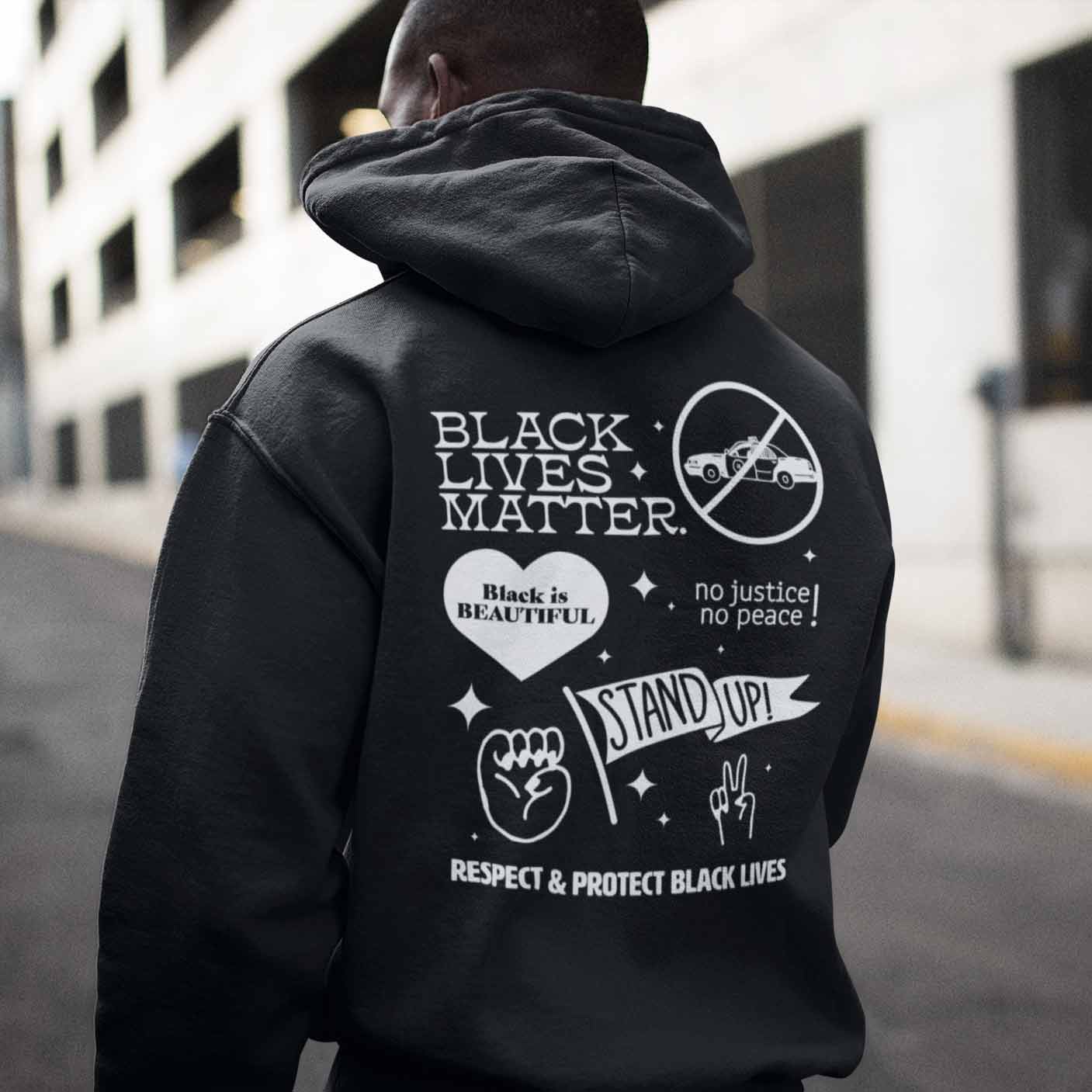 Black people hoodies on sale